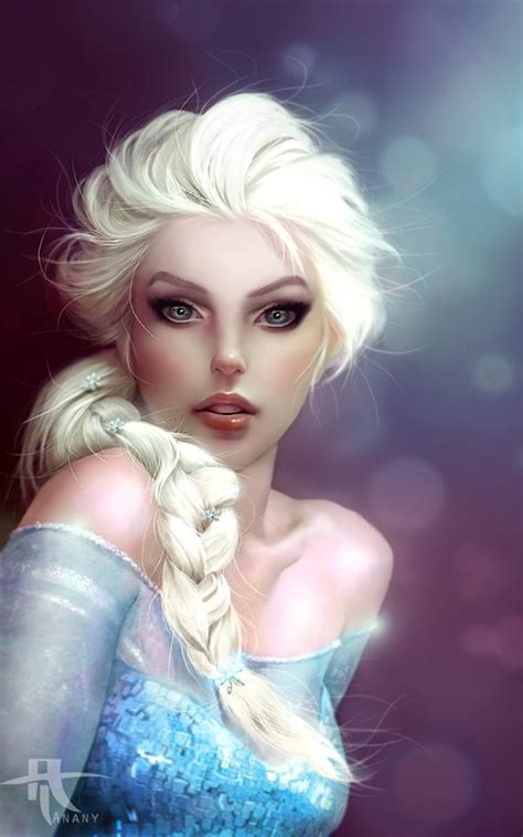 Elsa Frozen By Amira Tanany Via Behance Elsa Frozen Frozen Fan Art Elsa