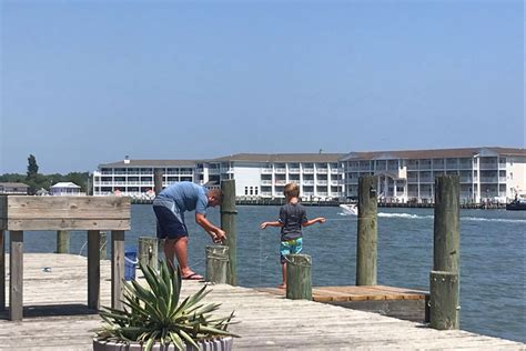 Kids playing in the roads after dark. Chincoteague Island Vacation Rentals
