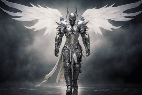 Silver Armored Angel By Silvahni Cadence On Deviantart