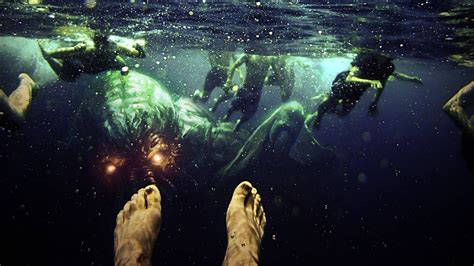 Sea Cthulhu Underwater Horror Fantasy Art Creature 1366x768