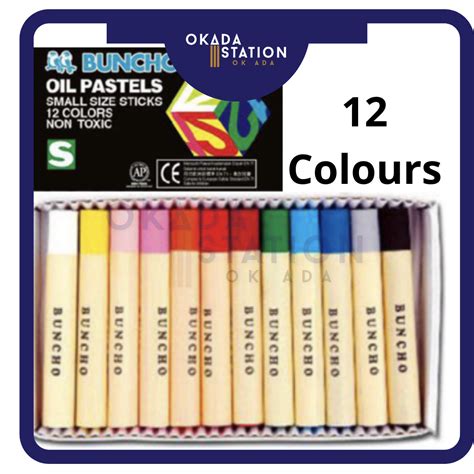 Buncho Oil Pastels 12s Crayon Buncho Crayon Color Colour