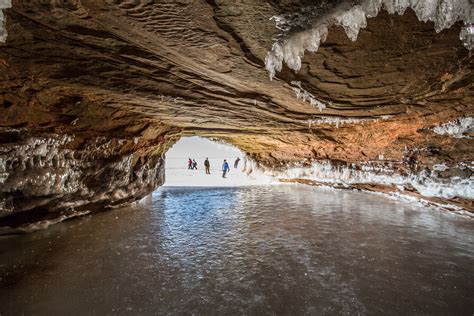 Tom Bridge Lake Superior Ice Caves Visit Two