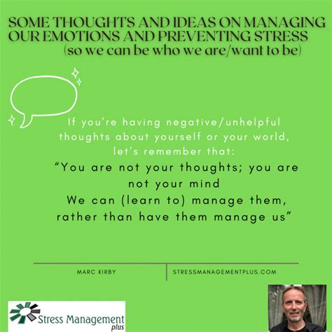 You Are Not Your Thoughts Stress Management Plus