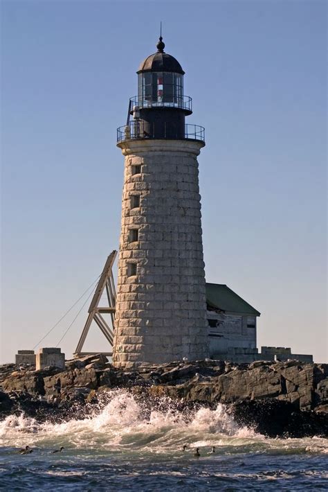Halfway Rock Lighthouse Casco Bay Maine Lighthouse Photos Maine