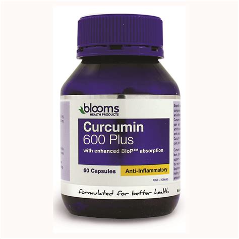 Blooms Health Products Curcumin 600 Plus Natures Works