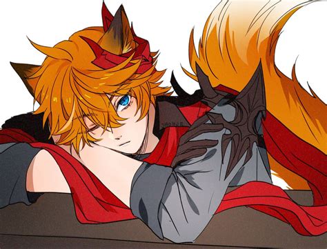 J 🌙 Genshin Zines ️ ️ ️ On Twitter Anime Fox Boy Fox Boy Cunning Fox