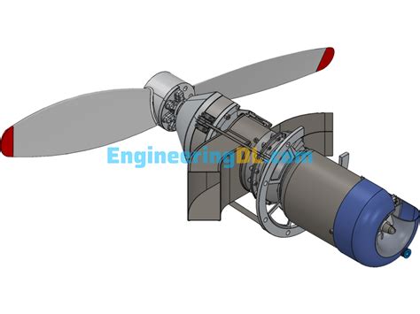 Kj 66 Turboprop Engine Drawing Solidworks 3d Exported Mechanical