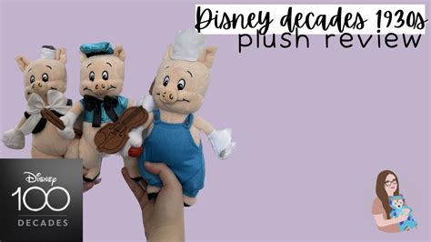 THE DISNEY DECADES COLLECTION 1930s Disney Plush Review YouTube