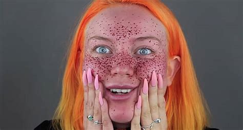 Youtuber Tries To Give Herself Henna Freckles And It Went Downhill