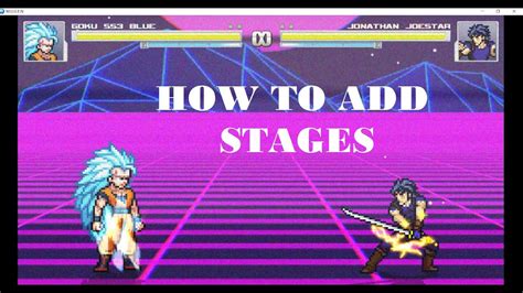 Mugen Adding Stages Tutorial Easy Youtube