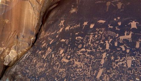 Petroglyphs Near Moab Utah Newspaper Rock State Historic Monument