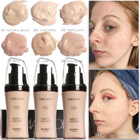 Maria Ayora Face Foundation Cream Concealer Brighten Waterproof Full