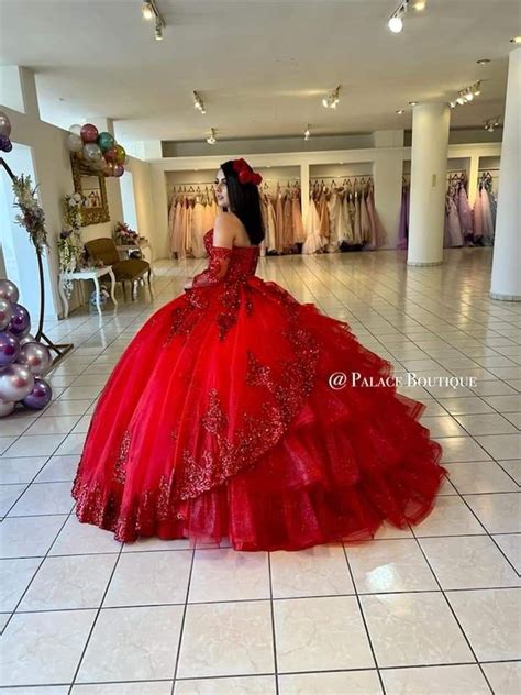 Red Mexican Quinceanera Dresses Red Dama Dresses Red Sweet 16 Dresses Red Quince Dresses Red
