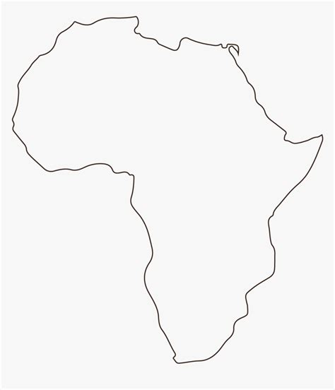 Africa Outline Png Drawing Transparent Png Kindpng