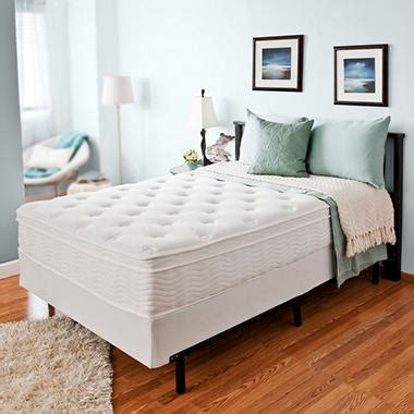 How long are slats for a twin bed? Night Therapy iCoil 12" Euro Boxtop Spring Mattress and Bi ...