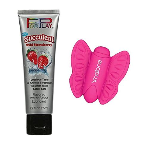 buy wild strawberry flavor edible personal lubricant forplay succulents and premium silicone
