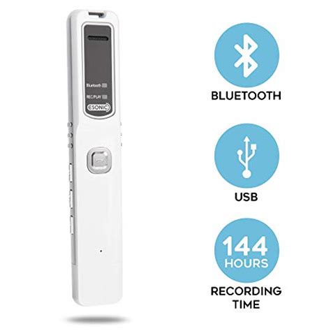 Bluetooth Cell Phone Recording Device With Built In 8gb Flash Drive