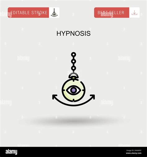 Hypnosis Simple Vector Icon Stock Vector Image And Art Alamy