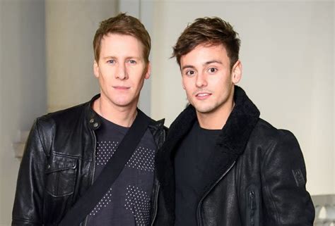 tom daley accused of cheating on fiance dustin lance black with male model