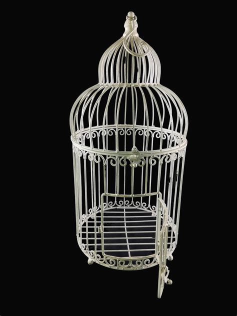 A Set Of 2 Bird Cages Decorative In Garden Or Inside