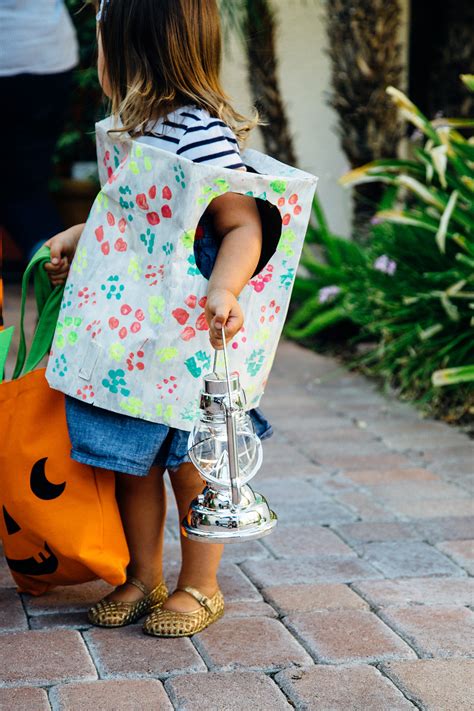 diy paper bag halloween costumes playfully