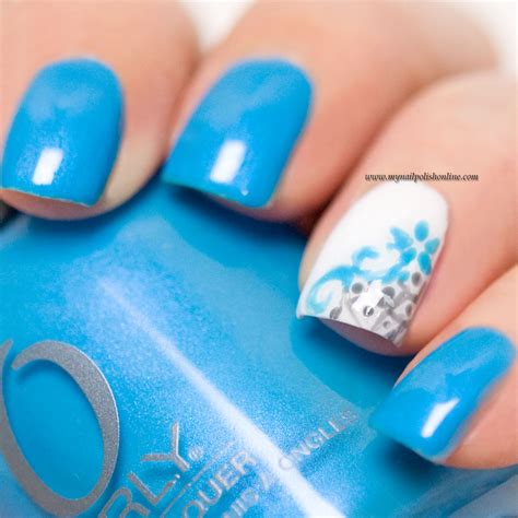 Nail Art Lacy Accent Nail My Nail Polish Online