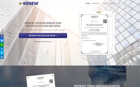 Renew business registration under registration of business act 1956. Cara Renew SSM Secara Online di e-Renew.my - e-Renew.my