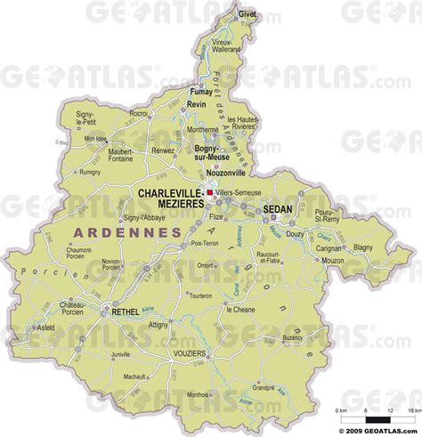 Ardennes Region Map