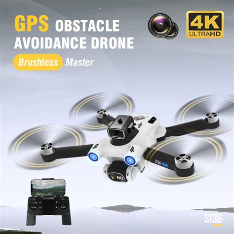 S Pro Rc Drone K Hd C Mera Dupla Fotografia A Rea Profissional G Gps Obst Culo Evitar