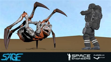 Space Engineers Sabiroidsspace Spiders Animated Youtube