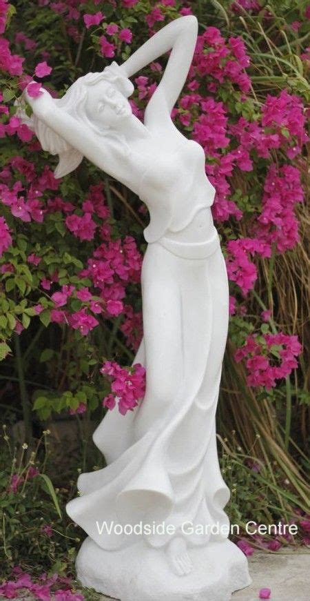 extra large poppy female marble resin garden statue woodside garden centre pots to inspire