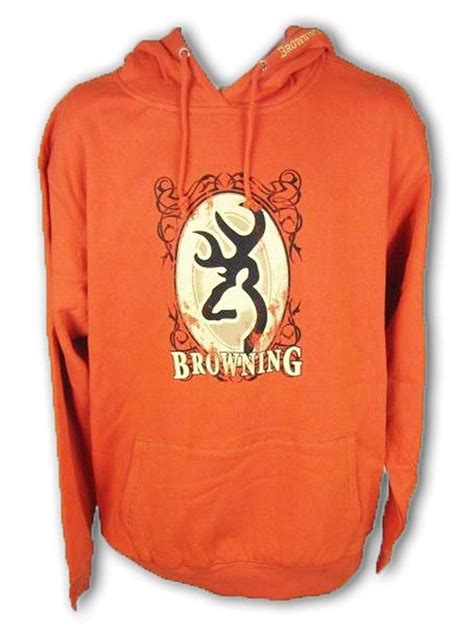 Browning Mens Buckmark Stonewall Hoodie Sweatshirt Bri3529