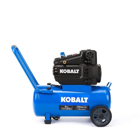 Kobalt 8 Gallon Portable 150 Electric Horizontal Air Compressor In The
