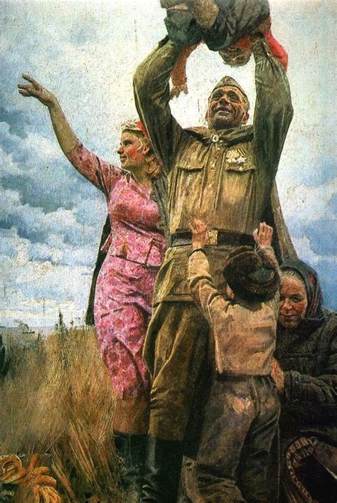 Pin On Soviet Paintings Depicting Wwii