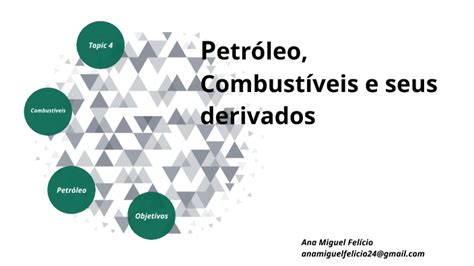 Petróleo Combustíveis E Seus Derivados By Ana Miguel