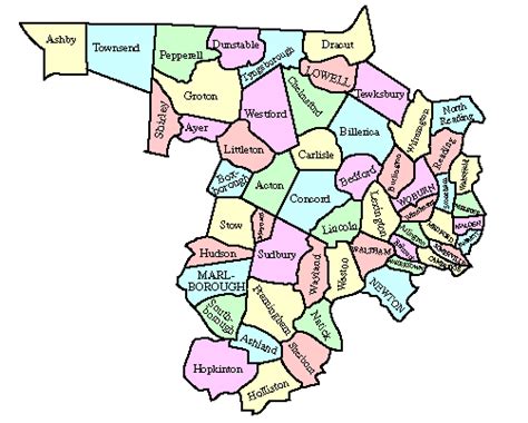 How To Pronounce Massachusetts Town Names Middlesex County