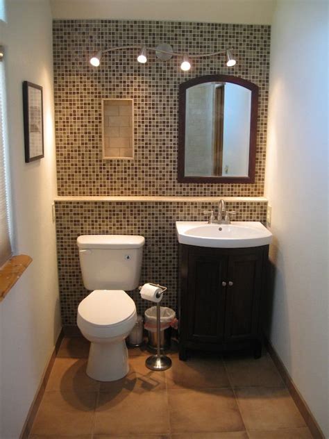 Ebony adds an edge to traditional white subway tile, especially if you paint the trim too. 10 Color Ideas & Painting Tips To Make Your Small Bathroom ...