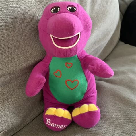 Barney Love N Lights Stars Fisher Price The Purple Dinosaur Sings Plush