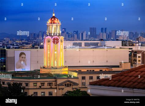 Manila Philippines Feb 17 2018 Manila City Hall Clock Tower At