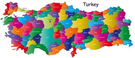 Turkish States Map