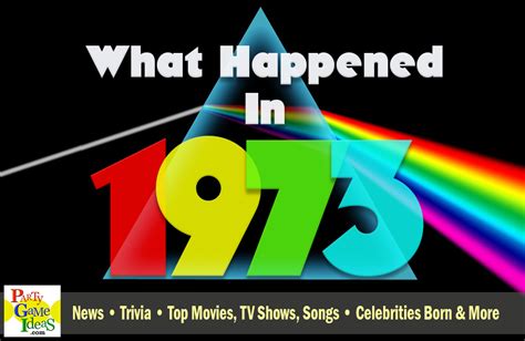 1973 Trivia Celebs Born Fun Facts What Happened 1973