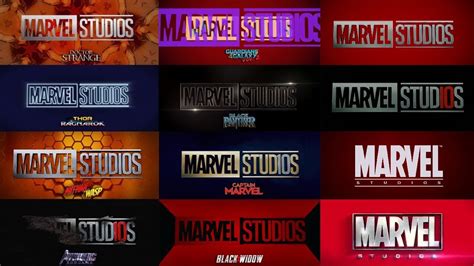 All Marvel Studios Logo Intros 2008 2020 Every Alternative Title