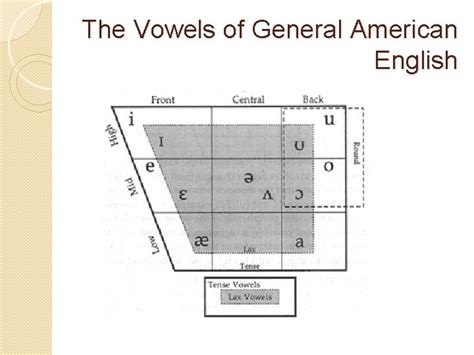 The Vowel Sounds Of English With Focus On