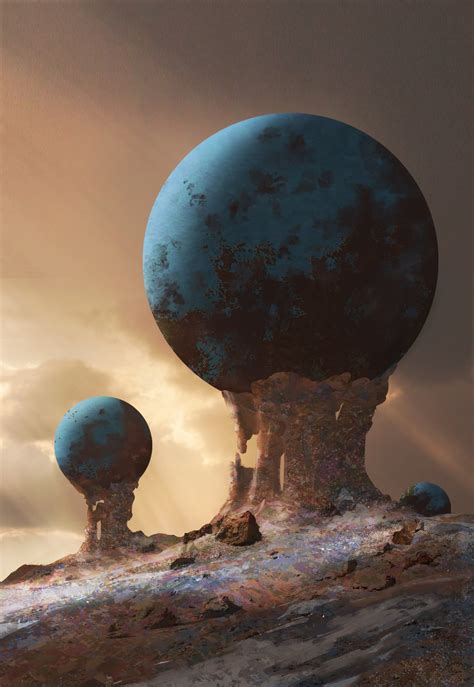 Artstation Alien Planet Spheres