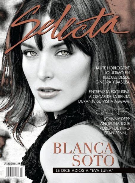 Blanca Soto Selecta Magazine July 2011 Cover Photo United States