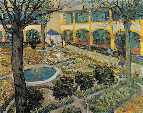 Jardin De L H Pital En Arles Vincent Van Gogh