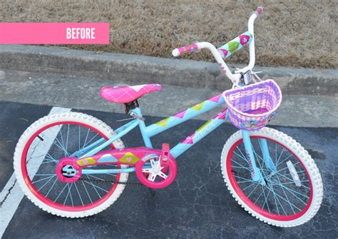 She wore a flowered outfit and hat. Spring Break DIY Idea: Decorate Your Kid's Bike!