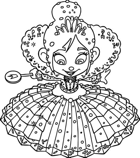 Find thousands of coloring pages in the coloring library. Vanellope Coloring Pages at GetColorings.com | Free ...