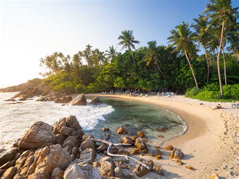 Secret Beach Mirissa Sri Lanka Fringing Two Sandy Bays Se Flickr