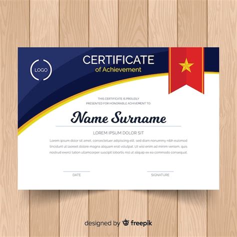 Certificate Template Vector Free Download